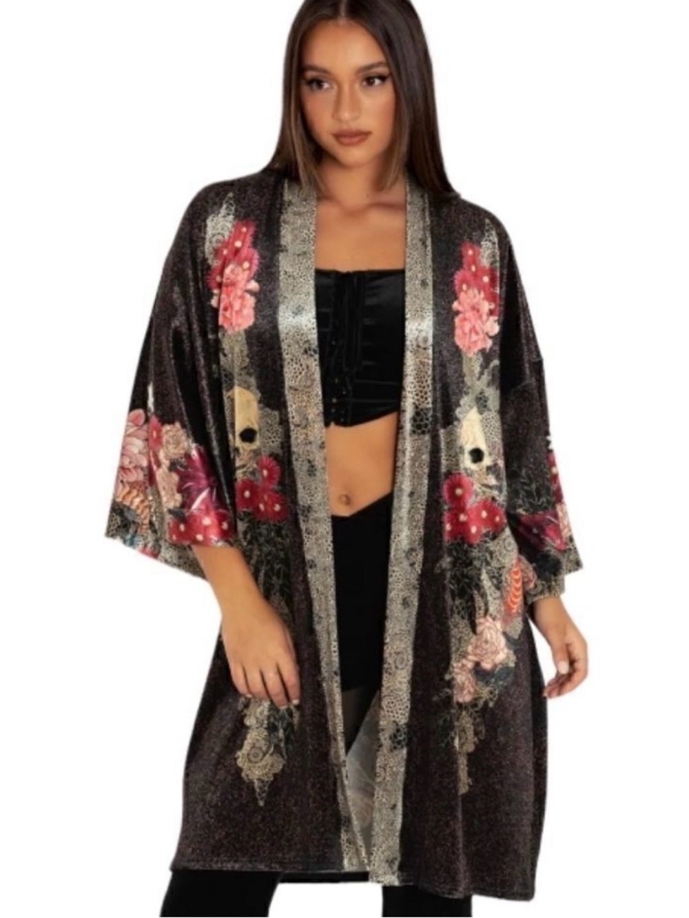 BlackMilk Spirit of a Dragon Kimono L NWOT